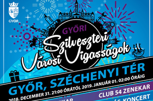 ÍGY BÚCSÚZTATJUK AZ ÉVET: Győri szilveszteri városi vigasságok 2018