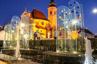 1,6 milliárdos adventi pompában a Bécsi kapu tér Győrben