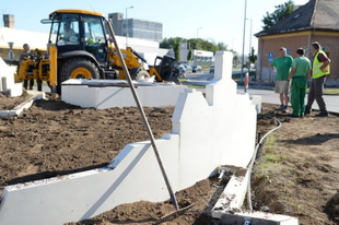 Különleges körforgalom Győrben