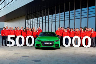 Mérföldkő: Elkészült az ötszázezredik Audi Győrben
