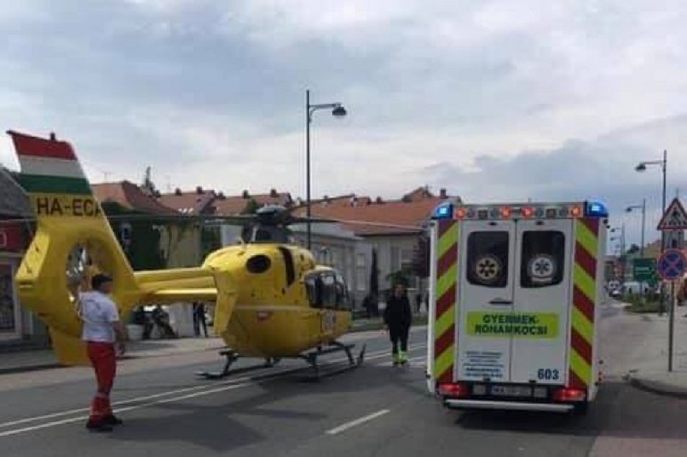 MEGMENTETTÉK A MENTŐSÖK EGY KISLÁNY ÉLETÉT, TATABÁNYÁTÓL KÉRTEK SEGÍTSÉGET: Mentőhelikopter és rohamkocsi is érkezett