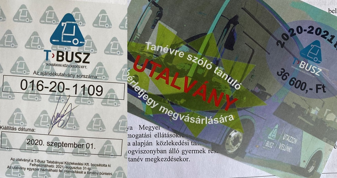 5391 DIÁK UTAZHAT INGYEN TATABÁNYÁN: ma küldik a határozatokat a családoknak