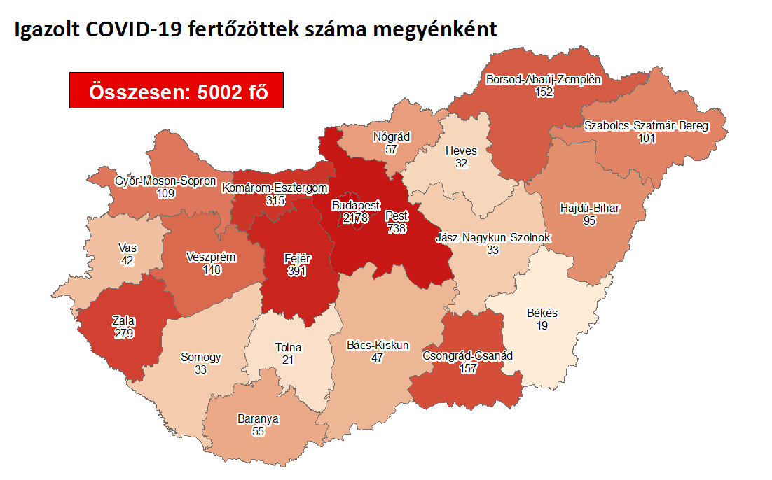 32 ÚJ FERTŐZÖTT, NINCS HALOTT: Tatabányán egyelőre minden rendben
