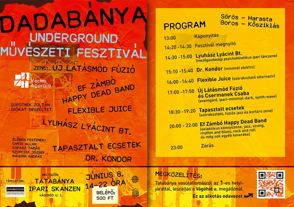 ILYET MÉG NEM LÁTOTT: FORRADALOM AZ IPARI SKANZENBEN-DADABÁNYA underground fesztivál