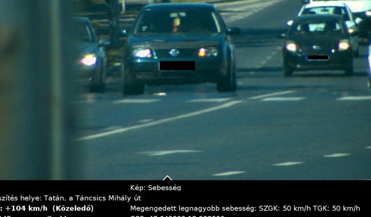 TÖBBSZÁZ  GYORSHAJTÓT FÜLELTEK LE MEGYÉNKBEN! Tatán, 115km/h vitte a prímet