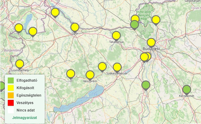 ROSSZ A LEVEGŐ TATABÁNYÁN: figyelmeztetést adtak ki, fogadja meg a tanácsot!