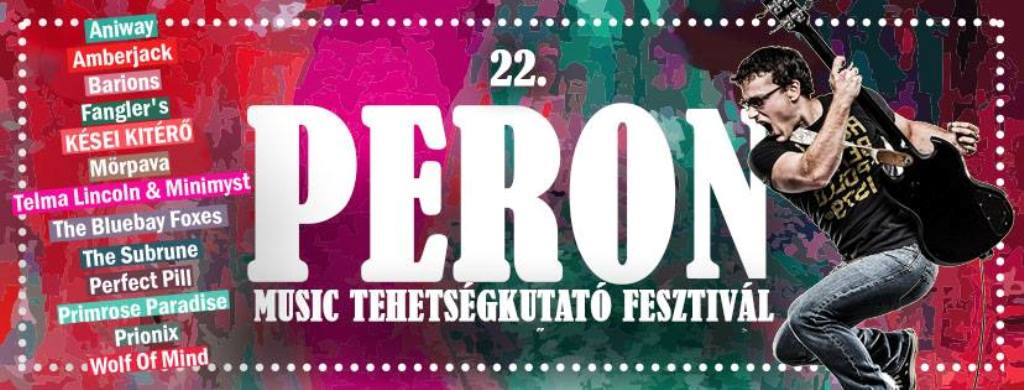 Holnaptól dübürög a rakkenroll Tatabányán: 22. Peron Music Tehetségkutató Fesztivál