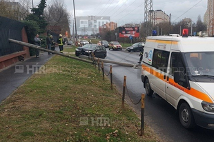 Összeütközött két autó a Zuglóban