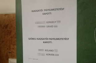 Önök mit tennének, ha egy zuglói igazgató, nagy nyilvánosság előtt, a szégyenfalon diákokat alázna?