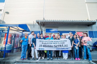Vajon megegyeznek? Ma délután folytatódnak a tárgyalások a Tesco és a szakszervezetek között