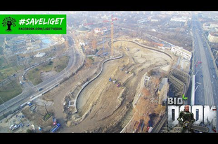 Természet pusztítás az Állatkert mellett, Budapest közepén