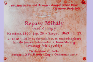 Felavatták Répásy Mihály emléktábláját Zuglóban