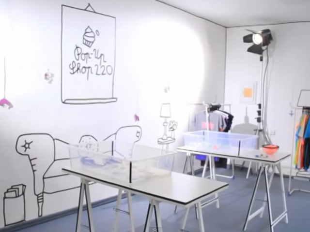 Vagány pop up bolt berendezés, csupán 5 kellékből [VIDEO]