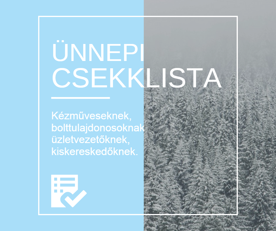 Ünnepi csekklista boltosoknak