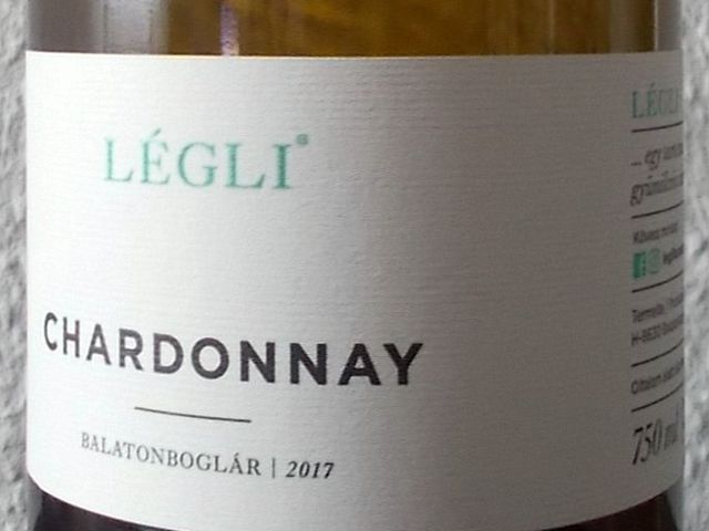 Tegnap ittam - Légli Chardonnay 2017