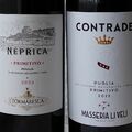 Primitivo duó - Masseria Li Veli Contrade és Tormaresca Néprica Primitivo 2023