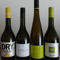 Tokaj Dry kvartett 2023-ból - Bodrog Borműhely, Gizella Pince, Holdvölgy Hold & Holló, Kvaszinger