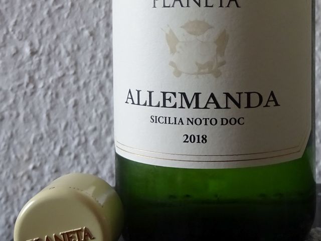 Tegnap ittam - Planeta Allemanda Moscato di Noto 2018