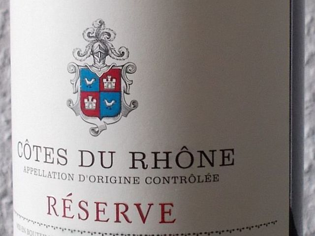Tegnap ittam - Famille Perrin Cotes du Rhone Réserve 2016