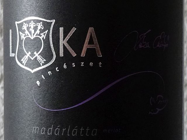 Tegnap ittam - Luka Enikő Madárlátta Merlot 2018