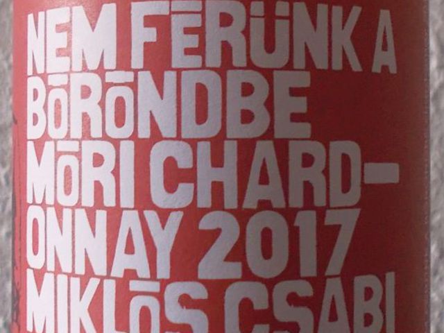 Tegnap ittam - Miklóscsabi Nem férünk a bőröndbe Chardonnay 2017