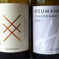 Etyek és Villány, 2x2 chardonnay - Etyeki Kúria, Szijjártó Előd, Heumann, Ruppert