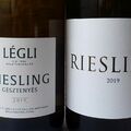 Válogatás rieslingek a Balaton déli partjáról - Légli Gesztenyés Riesling 2019 és Kislaki Riesling Válogatás 2019