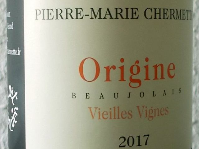 Tegnap ittam - Pierre-Marie Chermette Origine Beaujolais Primeur Vieilles Vignes 2017