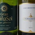 Mediterrán chardonnay páros - Tormaresca Chardonnay 2022 és Torres Gran Viña Sol 2022