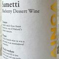 Offtopic - Ainoa Winery Sametti Blueberry Dessert Wine 2017