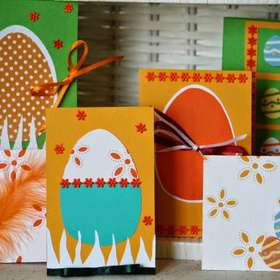 Húsvéti képeslap nyuszinak címezve - SK képeslapok minimál költség- és anyagigénnyel