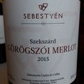 Sebestyén Pince, Szekszárdi Merlot, Görögszói 2015