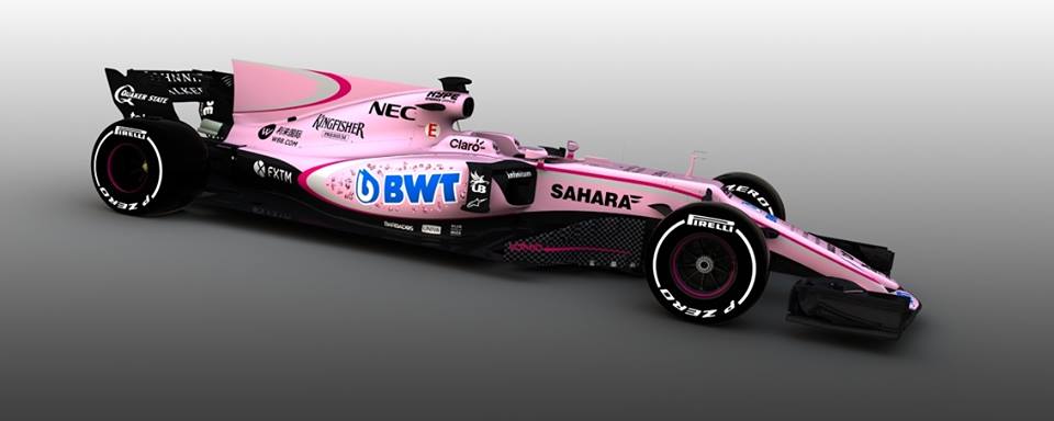 F1 - BOMBAHÍR: RÓZSASZÍN LETT A FORCE INDIA!