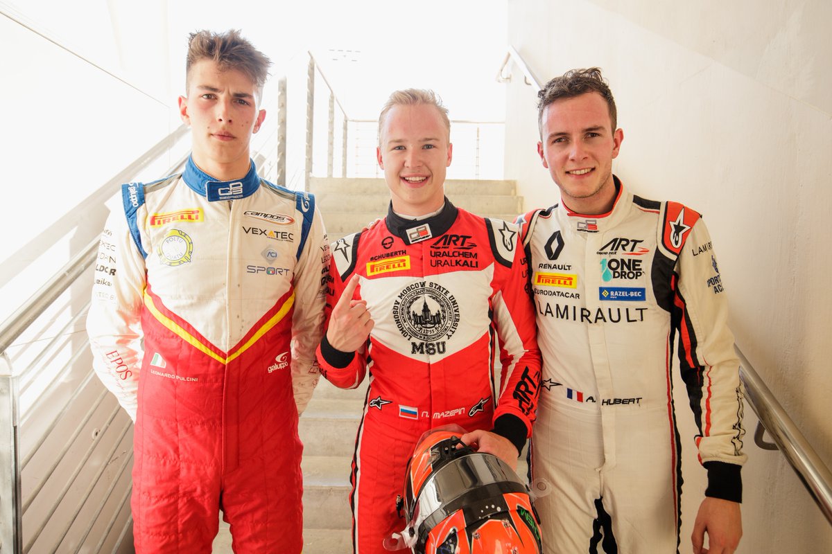 GP3 - MAZEPIN POLE-LAL FARAGOTT A LEMARADÁSÁN