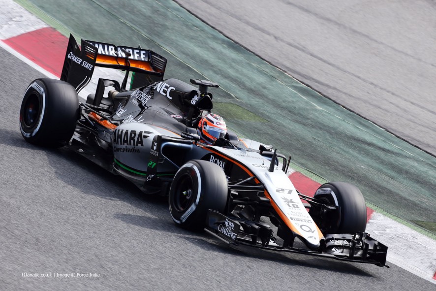 F1 - A FORCE INDIA IS KÖZÖLTE TESZTBEOSZTÁSÁT