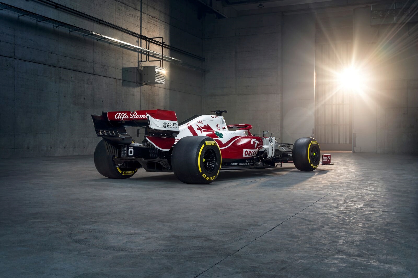 Bemutatkozott az Alfa Romeo 2021-es autója, a C41-es.<br />Fotó: Alfa Romeo Racing Media