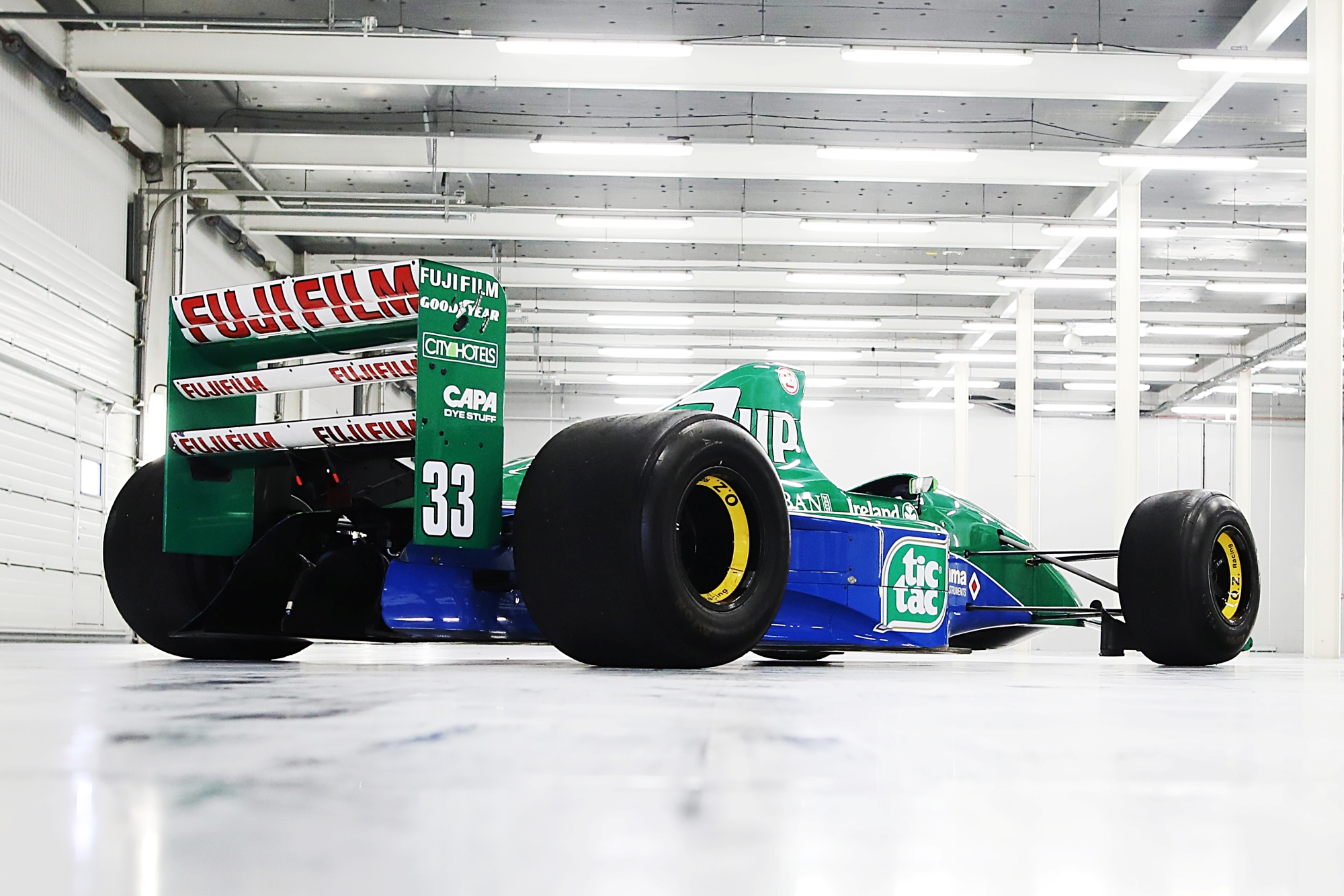 Eladó Michael Schumacher első F1-es autója, az egyik 1991-es Jordan.<br />Fotó: Speedmaster