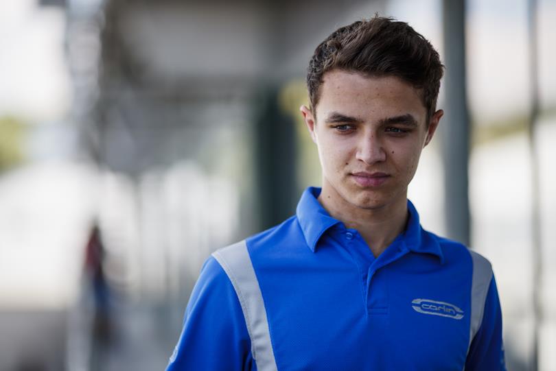 F1 - LANDO NORRIS RÉSZT VESZ A BELGA NAGYDÍJ NYITÓEDZÉSÉN