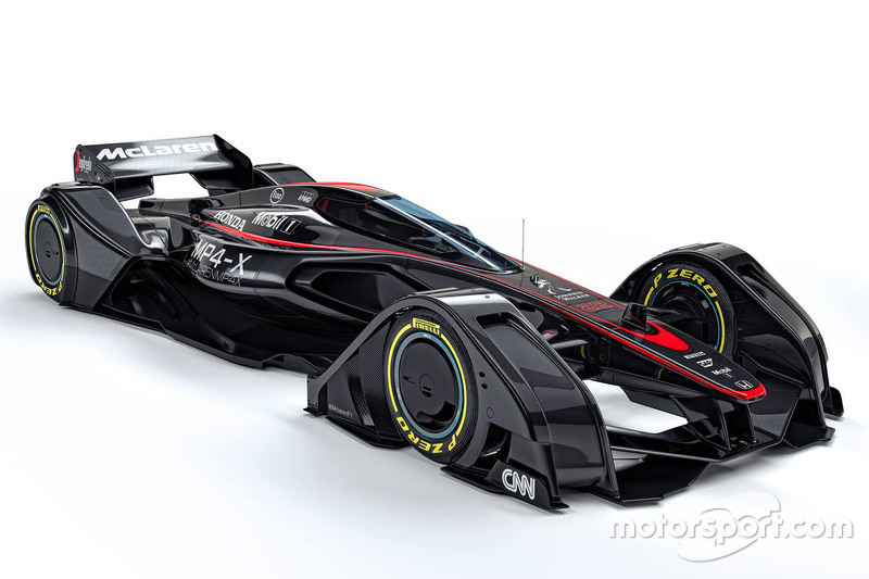 F1 - A MCLAREN ELŐÁLLT EGY JÖVŐBENI AUTÓVAL, AZ MP4-X-SZEL!