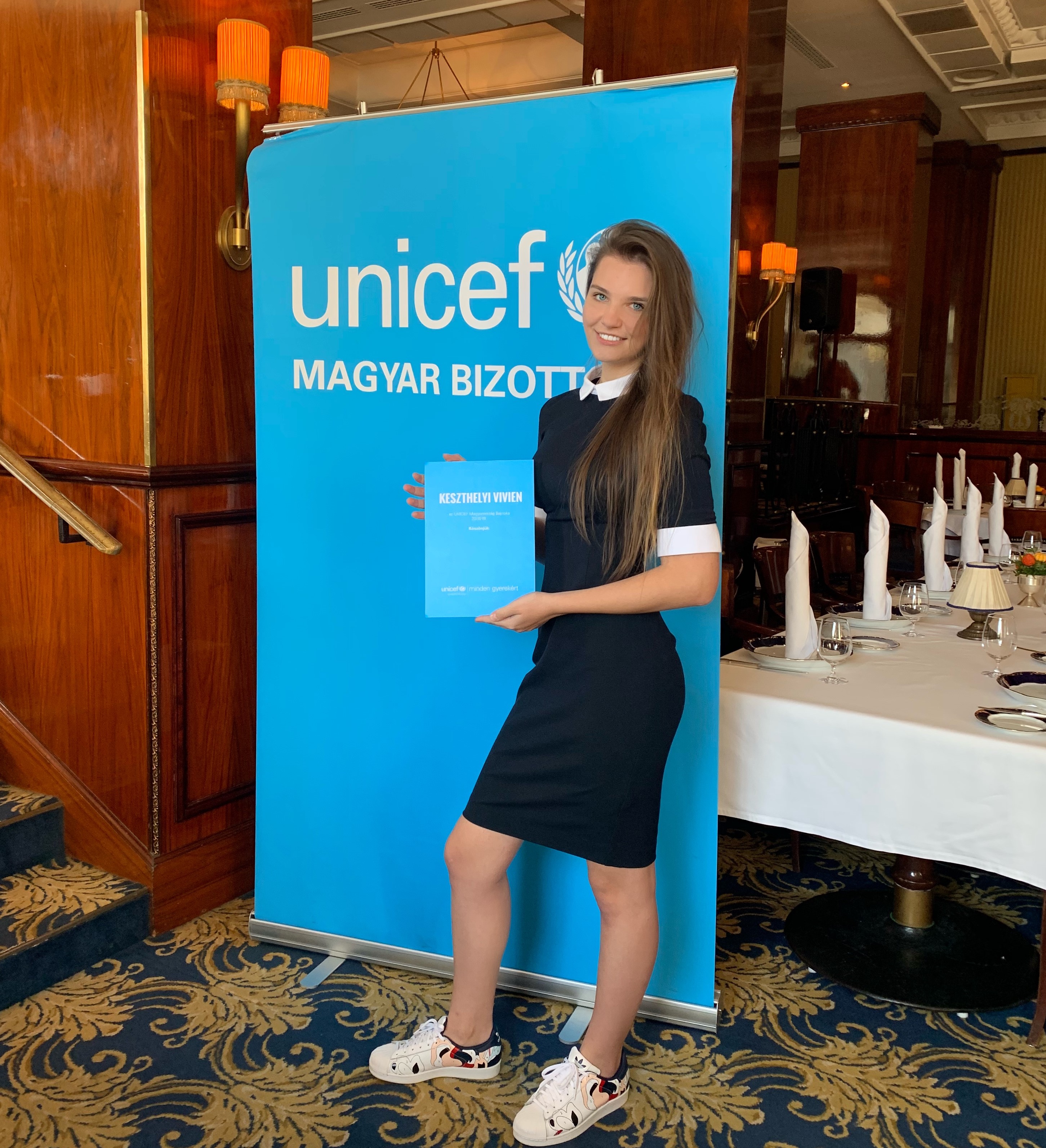 KESZTHELYI VIVIEN AZ UNICEF BAJNOKA