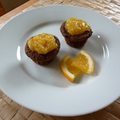 Gesztenyés mini muffin Brill Sütőtök párlattal lazított házi narancslekvárral