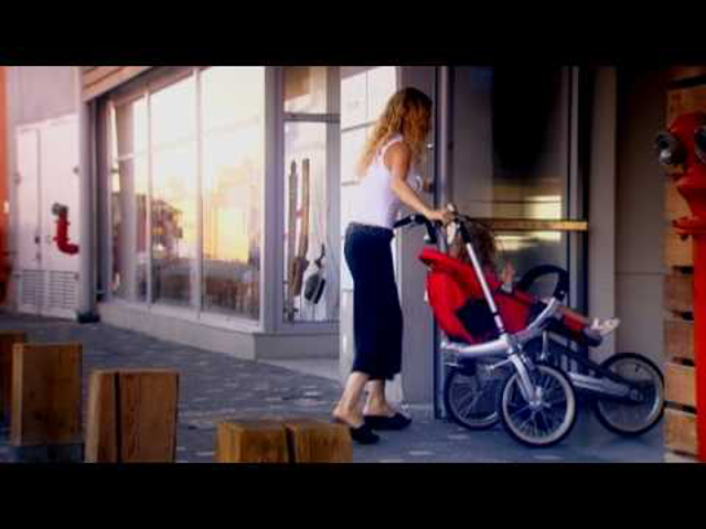 Babakocsi és bringa egyben - Taga