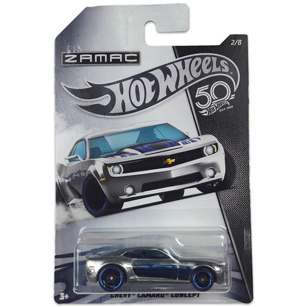 Hot Wheels 50. Születésnapi kisautó - CHEVY CAMARO CONCEPT 2/8