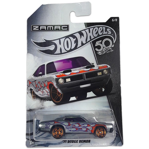 Hot Wheels 50. Születésnapi kisautó - ‘71 DODGE DEMON 6/8