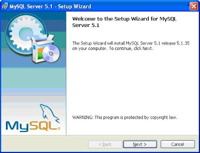 mysql szerver laptop infra