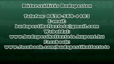 Bútorszállítás Budapesten