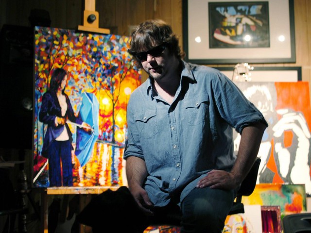 John Bramblitt festőművész - aki tapintás útján keveri ki a színeket