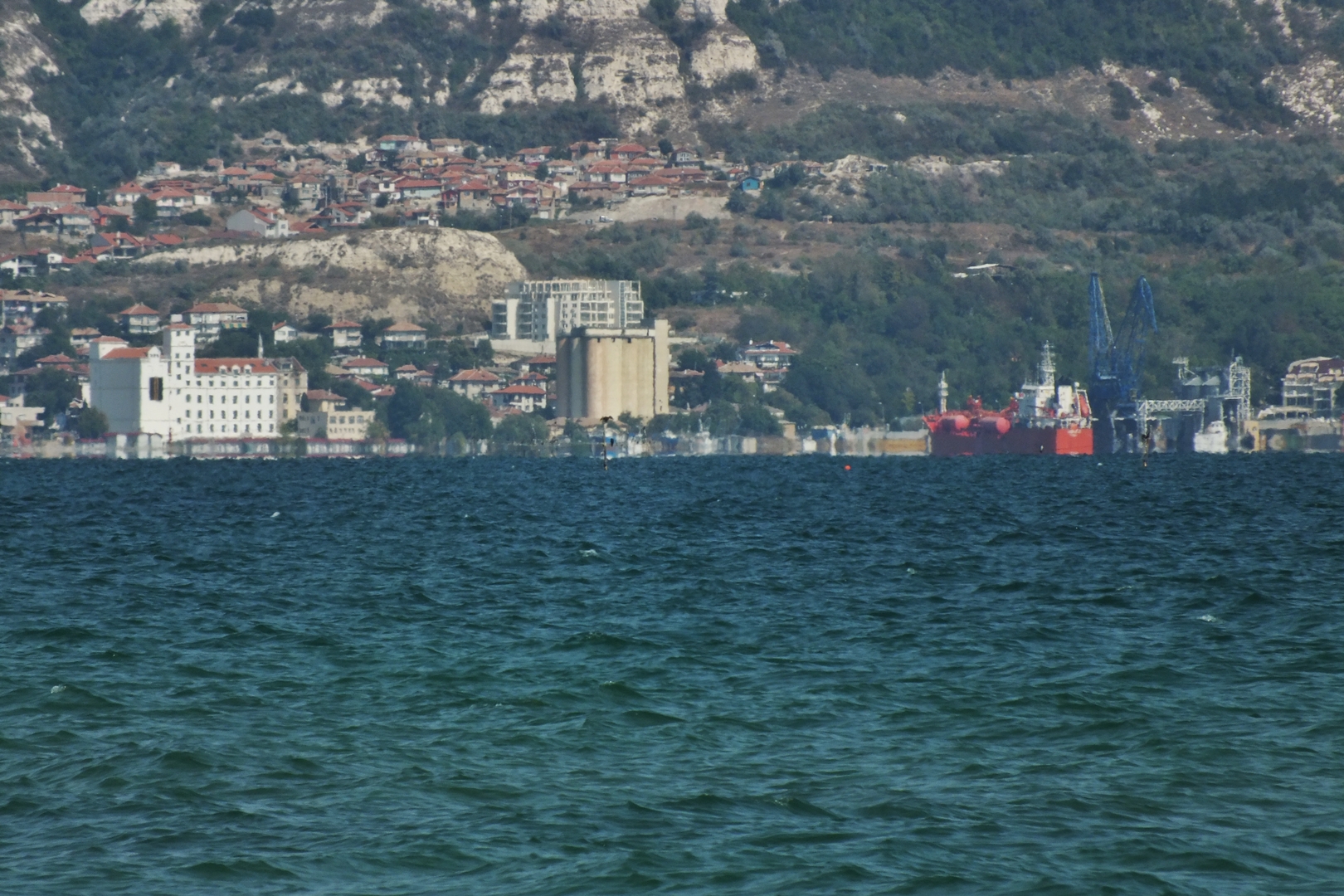 Balchik, kikötő - nyolc kilométerről