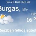 Bulgária időjárás 06.24