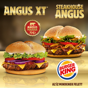 Angus kétszer a Burger Kingben